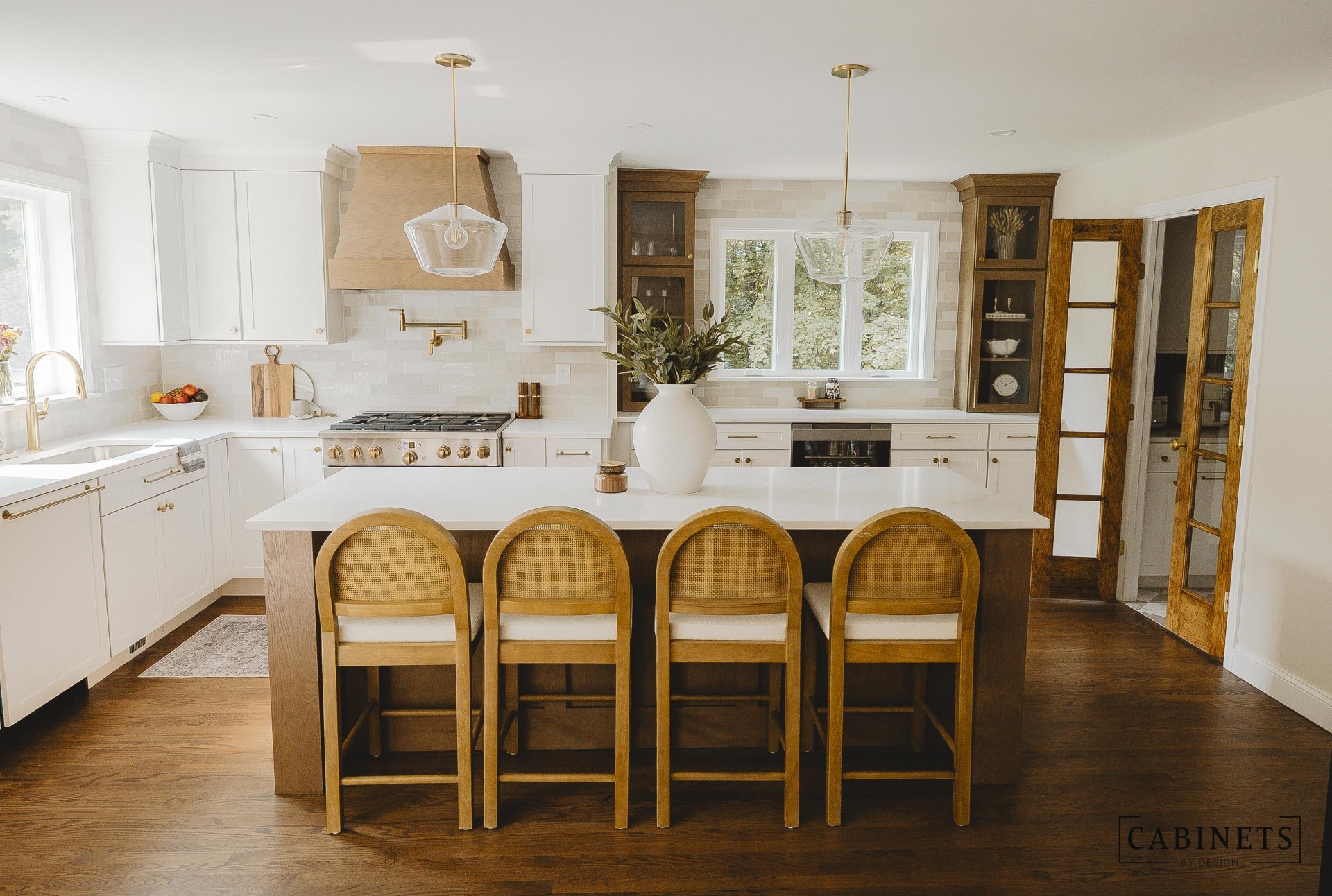 Finished Hollis NH kitchen island